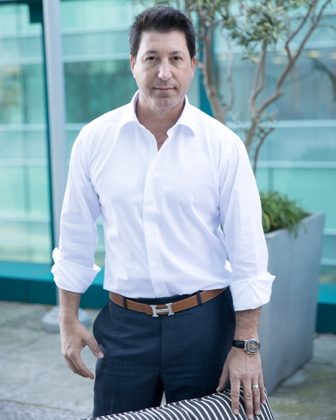 Relaxed professional business portrait